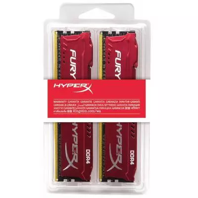 Модуль памяти для компьютера DDR4 32GB (2x16GB) 2400 MHz HyperX Fury RED Kingston Fury (ex.HyperX) (HX424C15FRK2/32) - 2 Модуль памяти для компьютера DDR4 32GB (2x16GB) 2400 MHz HyperX Fury RED Kingston Fury (ex.HyperX) (HX424C15FRK2/32) - 2