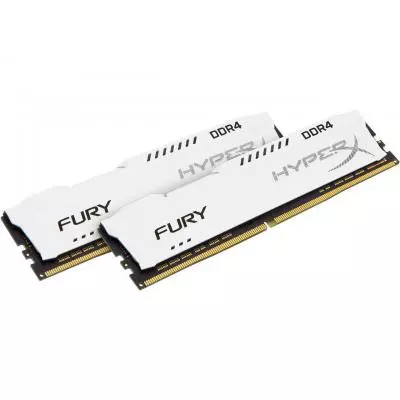 Модуль памяти для компьютера DDR4 32GB (2x16GB) 2400 MHz HyperX Fury White Kingston Fury (ex.HyperX) (HX424C15FWK2/32) - 1 Модуль памяти для компьютера DDR4 32GB (2x16GB) 2400 MHz HyperX Fury White Kingston Fury (ex.HyperX) (HX424C15FWK2/32) - 1