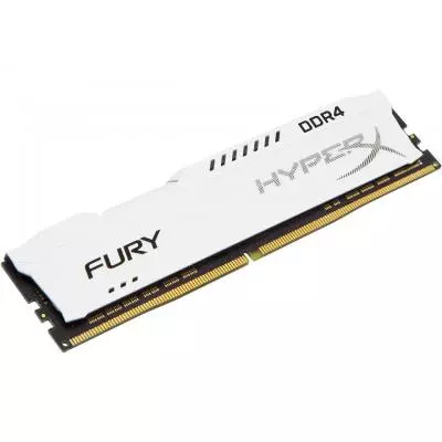 Модуль памяти для компьютера DDR4 8GB 2400 MHz HyperX Fury White Kingston Fury (ex.HyperX) (HX424C15FW2/8) - 1 Модуль памяти для компьютера DDR4 8GB 2400 MHz HyperX Fury White Kingston Fury (ex.HyperX) (HX424C15FW2/8) - 1