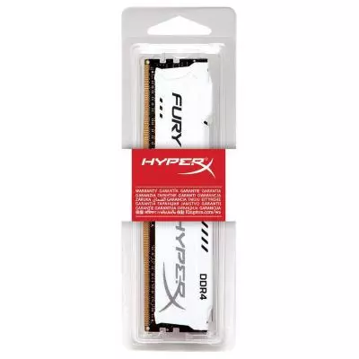 Модуль памяти для компьютера DDR4 8GB 2400 MHz HyperX Fury White Kingston Fury (ex.HyperX) (HX424C15FW2/8) - 2 Модуль памяти для компьютера DDR4 8GB 2400 MHz HyperX Fury White Kingston Fury (ex.HyperX) (HX424C15FW2/8) - 2