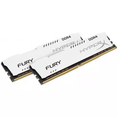 Модуль памяти для компьютера DDR4 32GB (2x16GB) 2666 MHz HyperX FURY White Kingston Fury (ex.HyperX) (HX426C16FWK2/32)