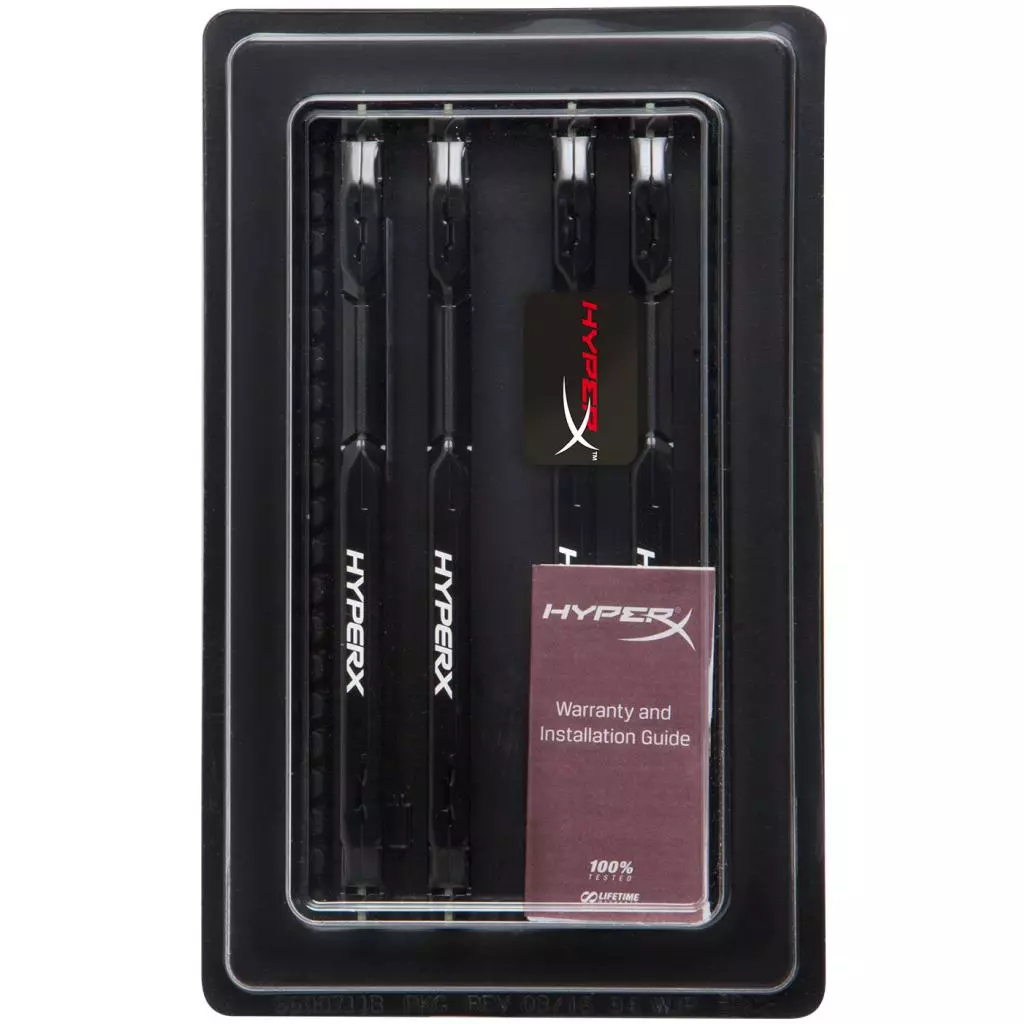 Модуль памяти для компьютера DDR4 64GB (4x16GB) 2666 MHz HyperX FURY Black Kingston Fury (ex.HyperX) (HX426C16FBK4/64) - 5 Модуль памяти для компьютера DDR4 64GB (4x16GB) 2666 MHz HyperX FURY Black Kingston Fury (ex.HyperX) (HX426C16FBK4/64) - 5