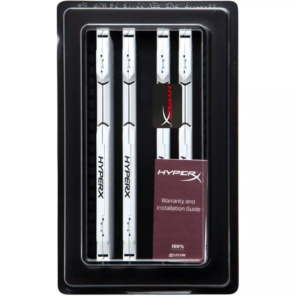 Модуль памяти для компьютера DDR4 64GB (4x16GB) 2666 MHz HyperX FURY White Kingston Fury (ex.HyperX) (HX426C16FWK4/64) - 5 Модуль памяти для компьютера DDR4 64GB (4x16GB) 2666 MHz HyperX FURY White Kingston Fury (ex.HyperX) (HX426C16FWK4/64) - 5