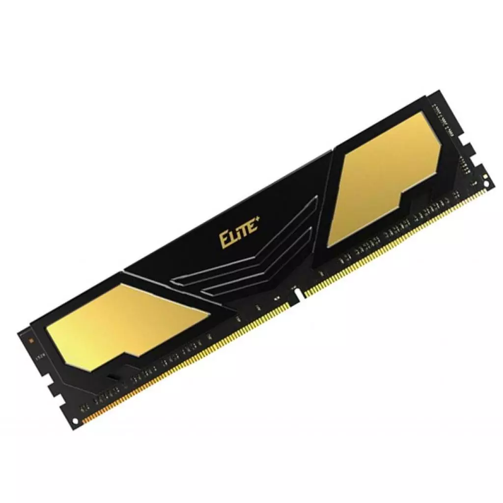 Модуль памяти для компьютера DDR4 16GB 2133 MHz Elite Plus Gold/Black Team (TPD416G2133HC1501) - 1 Модуль памяти для компьютера DDR4 16GB 2133 MHz Elite Plus Gold/Black Team (TPD416G2133HC1501) - 1