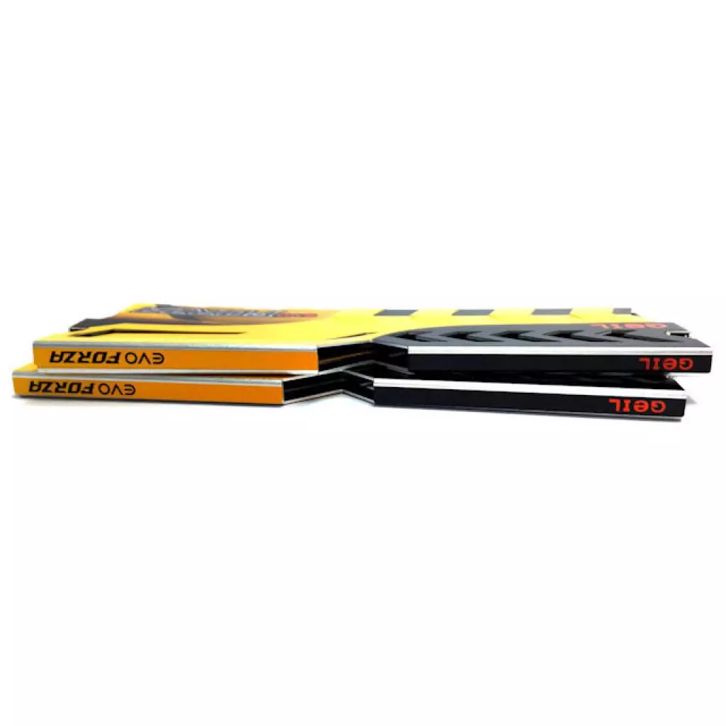 Модуль памяти для компьютера DDR4 8GB (2x4GB) 2400 MHz FORZA Yellow H Geil (GAFY48GB2400C16DC) - 3 Модуль памяти для компьютера DDR4 8GB (2x4GB) 2400 MHz FORZA Yellow H Geil (GAFY48GB2400C16DC) - 3