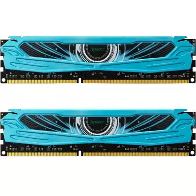 Модуль памяти для компьютера DDR3 8GB (2x4GB) 1866 MHz Armor Series-Blue Apacer (DK.08GAQ.KA3K2)