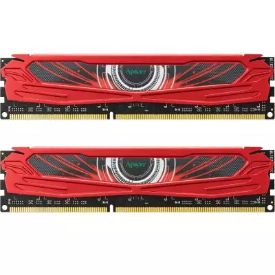 Модуль памяти для компьютера DDR3 8GB (2x4GB) 1866 MHz Armor Series-Red Apacer (DK.08GAQ.KA5K2)