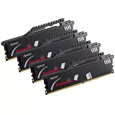 Модуль памяти для компьютера DDR4 32GB (4x8GB) 2400 MHz Commando Series Apacer (EK.32GAT.KEAK4) - 1 Модуль памяти для компьютера DDR4 32GB (4x8GB) 2400 MHz Commando Series Apacer (EK.32GAT.KEAK4) - 1
