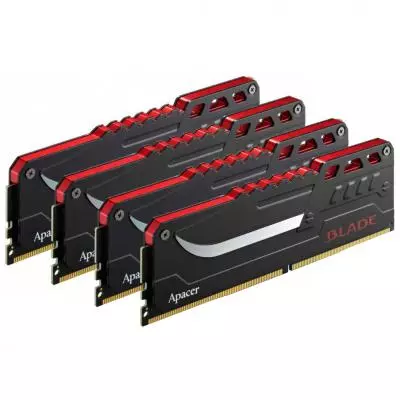 Модуль памяти для компьютера DDR4 16GB (4x4GB) 2800 MHz BLADE Series Apacer (EK.16GAW.KFBK4) - 1 Модуль памяти для компьютера DDR4 16GB (4x4GB) 2800 MHz BLADE Series Apacer (EK.16GAW.KFBK4) - 1