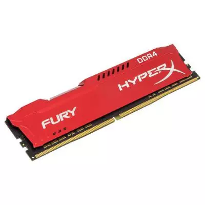 Модуль памяти для компьютера DDR4 8GB 2666 MHz HyperX Fury Red Kingston Fury (ex.HyperX) (HX426C16FR2/8) - 1 Модуль памяти для компьютера DDR4 8GB 2666 MHz HyperX Fury Red Kingston Fury (ex.HyperX) (HX426C16FR2/8) - 1