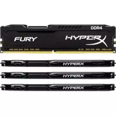 Модуль памяти для компьютера DDR4 32GB (4x8GB) 2666 MHz HyperX FURY Black Kingston Fury (ex.HyperX) (HX426C16FB2K4/32) - 2 Модуль памяти для компьютера DDR4 32GB (4x8GB) 2666 MHz HyperX FURY Black Kingston Fury (ex.HyperX) (HX426C16FB2K4/32) - 2