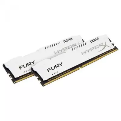 Модуль памяти для компьютера DDR4 16GB (2x8GB) 2133 MHz HyperX FURY White Kingston Fury (ex.HyperX) (HX421C14FW2K2/16) - 1 Модуль памяти для компьютера DDR4 16GB (2x8GB) 2133 MHz HyperX FURY White Kingston Fury (ex.HyperX) (HX421C14FW2K2/16) - 1
