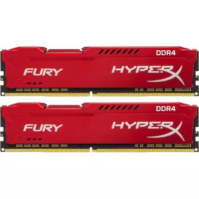 Модуль памяти для компьютера DDR4 32GB (2x16GB) 2133 MHz HyperX FURY Red Kingston Fury (ex.HyperX) (HX421C14FRK2/32)