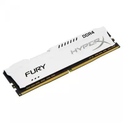 Модуль памяти для компьютера DDR4 8GB 2666 MHz HyperX FURY White Kingston Fury (ex.HyperX) (HX426C16FW2/8) - 1