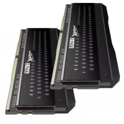 Модуль памяти для компьютера DDR4 16GB (2x8GB) 3200 MHz Dark Pro Black/Gray Team (TDPGD416G3200HC14ADC01) - 2 Модуль памяти для компьютера DDR4 16GB (2x8GB) 3200 MHz Dark Pro Black/Gray Team (TDPGD416G3200HC14ADC01) - 2