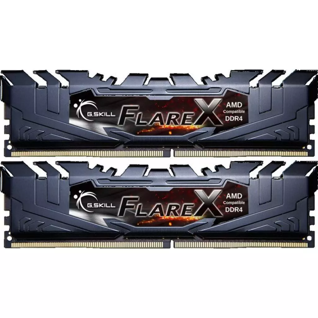 Модуль памяти для компьютера DDR4 16GB (2x8GB) 2400 MHz Flare X Black G.Skill (F4-2400C15D-16GFX)
