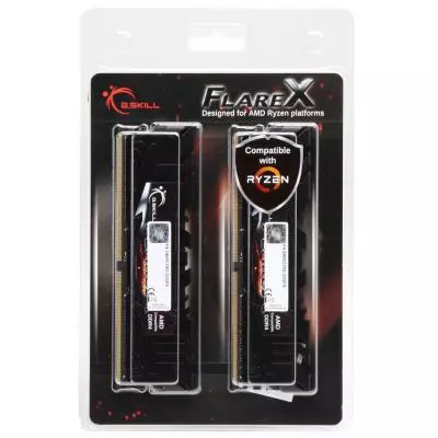 Модуль памяти для компьютера DDR4 32GB (2x16GB) 2400 MHz Flare X Black G.Skill (F4-2400C15D-32GFX) - 2 Модуль памяти для компьютера DDR4 32GB (2x16GB) 2400 MHz Flare X Black G.Skill (F4-2400C15D-32GFX) - 2