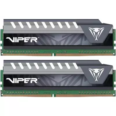 Модуль памяти для компьютера DDR4 16GB (2x8GB) 3000 MHz Viper Elite Gray Patriot (PVE416G300C5KGY)