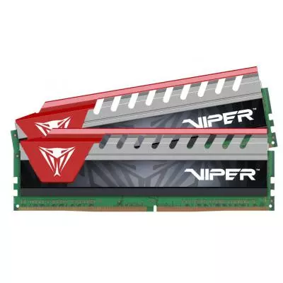 Модуль памяти для компьютера DDR4 16GB (2x8GB) 2400 MHz Viper Elite Red Patriot (PVE416G240C5KRD) - 1 Модуль памяти для компьютера DDR4 16GB (2x8GB) 2400 MHz Viper Elite Red Patriot (PVE416G240C5KRD) - 1