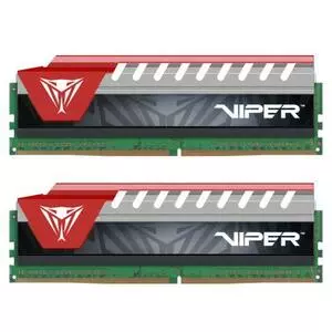 Модуль памяти для компьютера DDR4 8GB (2x4GB) 2800 MHz Viper Elite Red Patriot (PVE48G280C6KRD)