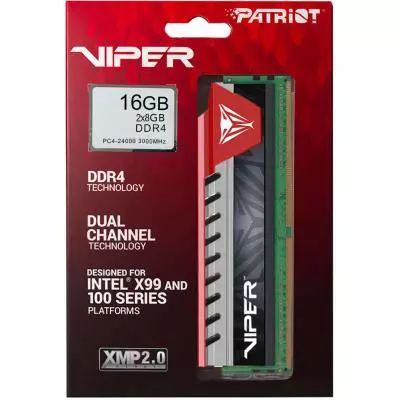 Модуль памяти для компьютера DDR4 16GB (2x8GB) 3000 MHz Viper Patriot (PVE416G300C6KRD) - 1