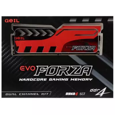 Модуль памяти для компьютера DDR4 16GB (2x8GB) 3000 MHz EVO FORZA Geil (GFY416GB3000C15ADC) - 1 Модуль памяти для компьютера DDR4 16GB (2x8GB) 3000 MHz EVO FORZA Geil (GFY416GB3000C15ADC) - 1