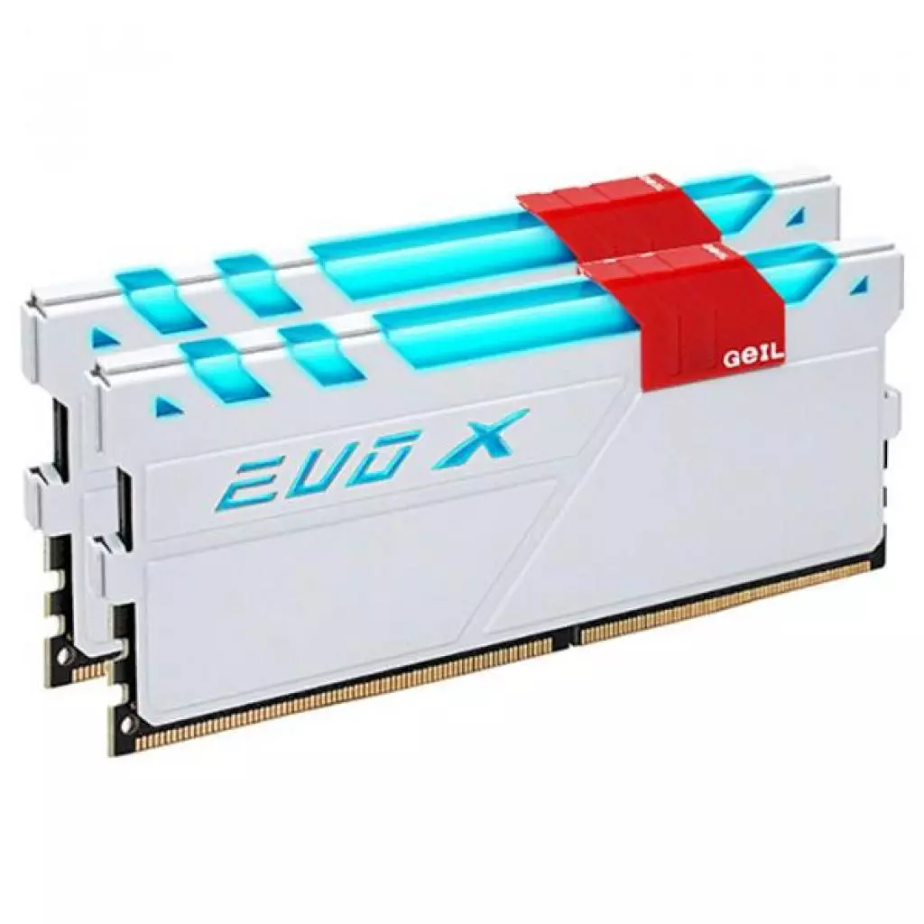 Модуль памяти для компьютера DDR4 16GB (2x8GB) 3200 MHz EVO X Geil (GEXG416GB3200C16ADC) - 2