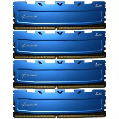 Модуль памяти для компьютера DDR4 32GB (4x8GB) 2133 MHz Blue Kudos eXceleram (EKBLUE4322115AQ)
