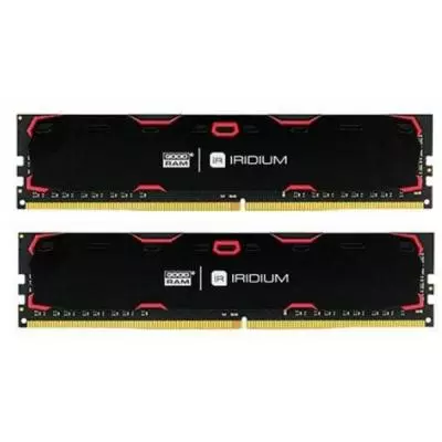 Модуль памяти для компьютера DDR4 32GB (2x16GB) 2133 MHz Iridium Black Goodram (IR-2133D464L15/32GDC)