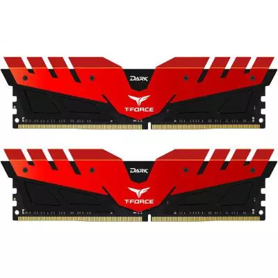 Модуль памяти для компьютера DDR4 32GB (2x16GB) 2400 MHz T-Force Dark Red Team (TDRED432G2400HC15BDC01)