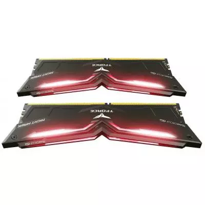 Модуль памяти для компьютера DDR4 32GB (2x16GB) 3200 MHz T-Force Night Hawk Red LED Team (THRD432G3200HC16CDC01) - 2 Модуль памяти для компьютера DDR4 32GB (2x16GB) 3200 MHz T-Force Night Hawk Red LED Team (THRD432G3200HC16CDC01) - 2