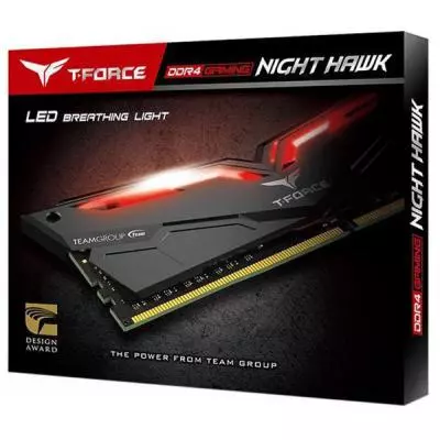 Модуль памяти для компьютера DDR4 32GB (2x16GB) 3200 MHz T-Force Night Hawk Red LED Team (THRD432G3200HC16CDC01) - 4 Модуль памяти для компьютера DDR4 32GB (2x16GB) 3200 MHz T-Force Night Hawk Red LED Team (THRD432G3200HC16CDC01) - 4