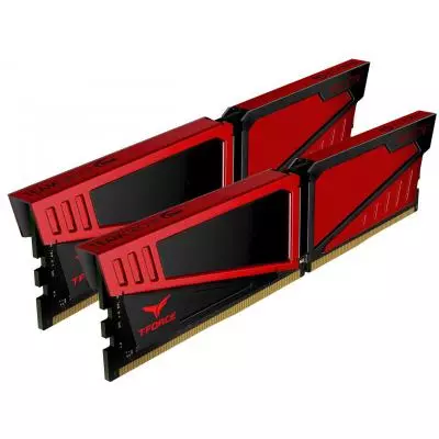 Модуль памяти для компьютера DDR4 32GB (2x16GB) 3200 MHz Team T-Force Vulcan Red Team (TLRED432G3200HC16CDC01) - 1 Модуль памяти для компьютера DDR4 32GB (2x16GB) 3200 MHz Team T-Force Vulcan Red Team (TLRED432G3200HC16CDC01) - 1