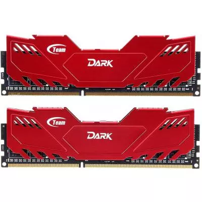 Модуль памяти для компьютера DDR4 8GB (2x4GB) 2400 MHz Dark Red Team (TDRED48G2400HC14DC01)