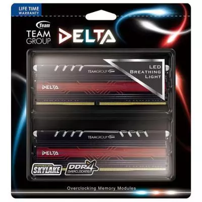 Модуль памяти для компьютера DDR4 16GB (2x8GB) 3000 MHz Delta Blue LED Team (TDTBD416G3000HC16CDC01) - 3 Модуль памяти для компьютера DDR4 16GB (2x8GB) 3000 MHz Delta Blue LED Team (TDTBD416G3000HC16CDC01) - 3