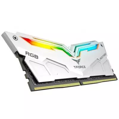 Модуль памяти для компьютера DDR4 16GB (2x8GB) 3000 MHz T-Force Night Hawk White RGB Team (TF2D416G3000HC16CDC01) - 1 Модуль памяти для компьютера DDR4 16GB (2x8GB) 3000 MHz T-Force Night Hawk White RGB Team (TF2D416G3000HC16CDC01) - 1