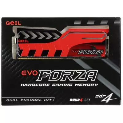 Модуль памяти для компьютера DDR4 32GB (2x16GB) 3000 MHz EVO FORZA RED Geil (GFR432GB3000C16ADC) - 2 Модуль памяти для компьютера DDR4 32GB (2x16GB) 3000 MHz EVO FORZA RED Geil (GFR432GB3000C16ADC) - 2