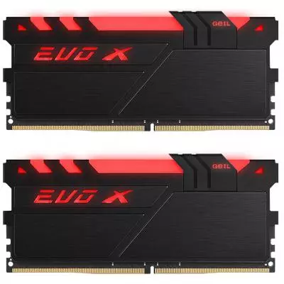 Модуль памяти для компьютера DDR4 32GB (2x16GB) 3000 MHz EVO X RGB Geil (GEXB432GB3000C16ADC)