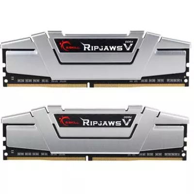 Модуль памяти для компьютера DDR4 16GB (2x8GB) 2400 MHz RipjawsV Silver G.Skill (F4-2400C15D-16GVS)