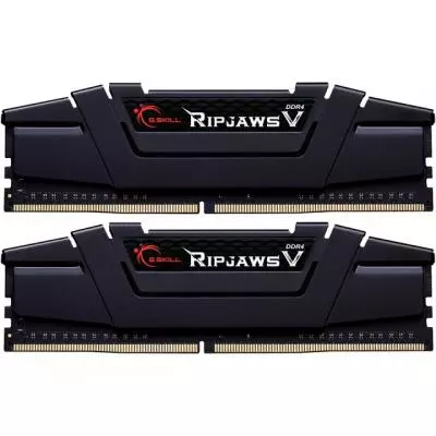 Модуль памяти для компьютера DDR4 32GB (2x16GB) 3200 MHz RipjawsV Black G.Skill (F4-3200C14D-32GVK)