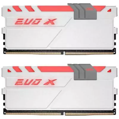Модуль памяти для компьютера DDR4 8GB (2x4GB) 2133 MHz EVO X White H Geil (GEXG48GB2133C15DC)