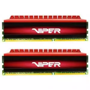 Модуль памяти для компьютера DDR4 16GB (2x8GB) 3600 MHz Viper 4 Red Patriot (PV416G360C6K)