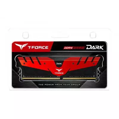 Модуль памяти для компьютера DDR4 16GB 2400 MHz T-Force Dark Red Team (TDRED416G2400HC15B01) - 5 Модуль памяти для компьютера DDR4 16GB 2400 MHz T-Force Dark Red Team (TDRED416G2400HC15B01) - 5