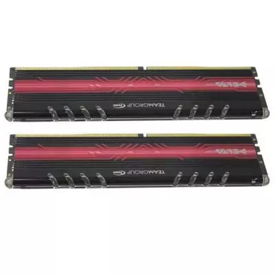 Модуль памяти для компьютера DDR4 32GB (2x16GB) 3000 MHz T-Force Delta Red LED Team (TDTRD432G3000HC16CDC01) - 3