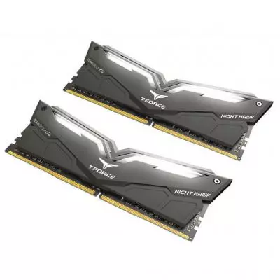 Модуль памяти для компьютера DDR4 32GB (2x16GB) 3000 MHz T-Force Night Hawk Black LED/Whi Team (THWD432G3000HC16CDC01) - 1 Модуль памяти для компьютера DDR4 32GB (2x16GB) 3000 MHz T-Force Night Hawk Black LED/Whi Team (THWD432G3000HC16CDC01) - 1