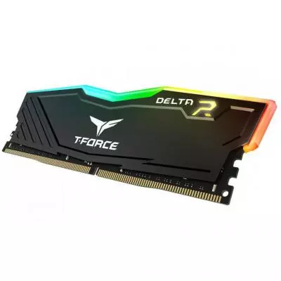 Модуль памяти для компьютера DDR4 8GB (2x4GB) 2400 MHz T-Force Delta Black RGB Team (TF3D48G2400HC15BDC01) - 1 Модуль памяти для компьютера DDR4 8GB (2x4GB) 2400 MHz T-Force Delta Black RGB Team (TF3D48G2400HC15BDC01) - 1
