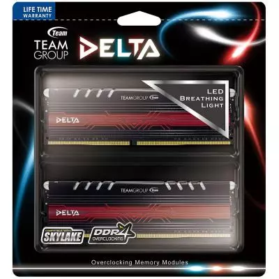 Модуль памяти для компьютера DDR4 8GB (2x4GB) 2400 MHz T-Force Delta White RGB Team (TF4D48G2400HC15BDC01) - 4 Модуль памяти для компьютера DDR4 8GB (2x4GB) 2400 MHz T-Force Delta White RGB Team (TF4D48G2400HC15BDC01) - 4