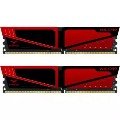 Модуль памяти для компьютера DDR4 8GB (2x4GB) 3000 MHz T-Force Vulcan Red Team (TLRED48G3000HC16CDC01)