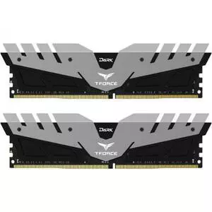 Модуль памяти для компьютера DDR4 16GB (2x8GB) 3200 MHz T-Force Dark Gray Team (TDGED416G3200HC16CDC01)