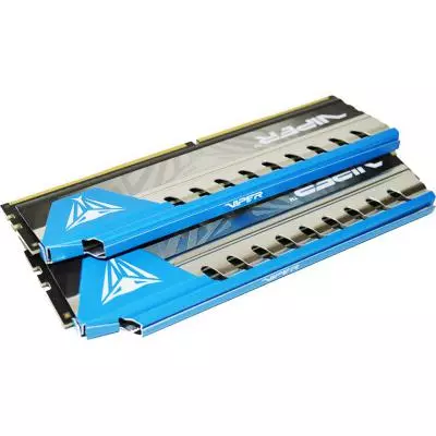 Модуль памяти для компьютера DDR4 8GB (2x4GB) 2666 MHz Viper Elite Blue Patriot (PVE48G266C6KBL) - 2 Модуль памяти для компьютера DDR4 8GB (2x4GB) 2666 MHz Viper Elite Blue Patriot (PVE48G266C6KBL) - 2
